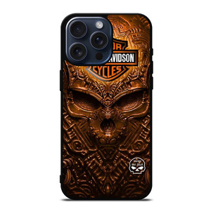 HARLEY DAVIDSON SKULL METAL MOTOR iPhone 15 Pro Max Case Cover