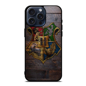 HOGWARTS HARRY POTTER WOODEN LOGO iPhone 15 Pro Max Case Cover