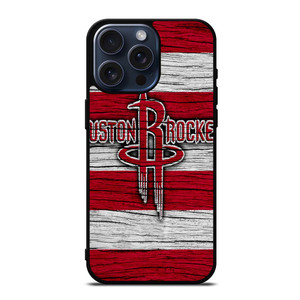 HOUSTON ROCKETS WOODEN LOGO iPhone 15 Pro Max Case Cover HOUSTON ROCKETS WOODEN LOGO iPhone 15 Pro Max Case Cover