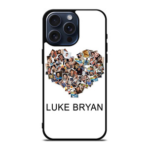 I LOVE LUKE BRYAN COLLAGE iPhone 15 Pro Max Case Cover