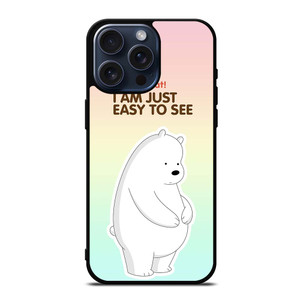 ICE BEAR WE BARE BEARS CARTOON iPhone 15 Pro Max Case Cover