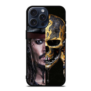 JACK SPARROW PIRATES OF THE CARIBBEAN SKULL iPhone 15 Pro Max Case Cover