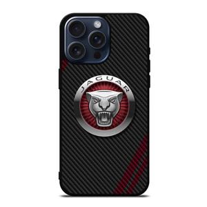 JAGUAR CARBON STRIPE LOGO iPhone 15 Pro Max Case Cover