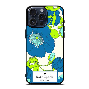 KATE SPADE BLUE FLORAL iPhone 15 Pro Max Case Cover