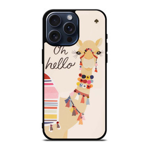 KATE SPADE CAMEL OH HELLO iPhone 15 Pro Max Case Cover