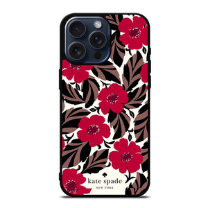 KATE SPADE FLOWER RED iPhone 15 Pro Max Case Cover KATE SPADE FLOWER RED iPhone 15 Pro Max Case Cover