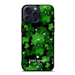 KATE SPADE GREEN LEAFS iPhone 15 Pro Max Case Cover KATE SPADE GREEN LEAFS iPhone 15 Pro Max Case Cover
