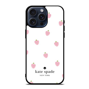 KATE SPADE NEW YORK PINK STRAWBERRY iPhone 15 Pro Max Case Cover