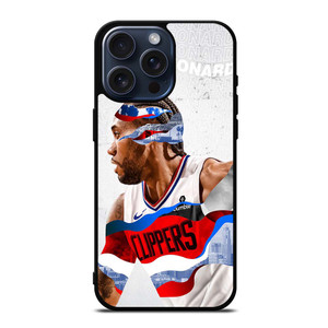 KAWHI LEONARD LOS ANGELES CLIPPERS iPhone 15 Pro Max Case Cover