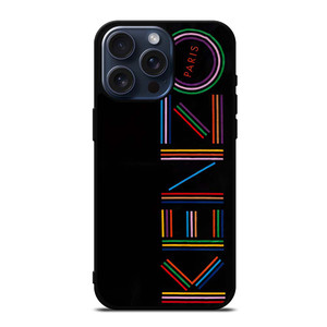 KENZO PARIS COLORFUL LOGO iPhone 15 Pro Max Case Cover KENZO PARIS COLORFUL LOGO iPhone 15 Pro Max Case Cover