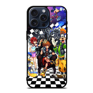KINGDOM HEARTS CARTOON iPhone 15 Pro Max Case Cover