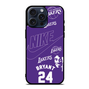 KOBER BRYANT LAKERS NIKE PURPLE iPhone 15 Pro Max Case Cover KOBER BRYANT LAKERS NIKE PURPLE iPhone 15 Pro Max Case Cover