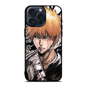 KUROSAKI ICHIGO BLEACH ART iPhone 15 Pro Max Case Cover