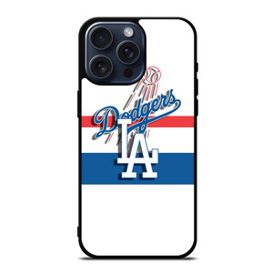 LA DODGERS WHITE STIPS iPhone 15 Pro Max Case Cover