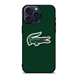 LACOSTE CROCODILE GREEN iPhone 15 Pro Max Case Cover LACOSTE CROCODILE GREEN iPhone 15 Pro Max Case Cover