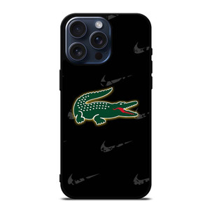 LACOSTE X NIKE PATTERN iPhone 15 Pro Max Case Cover LACOSTE X NIKE PATTERN iPhone 15 Pro Max Case Cover