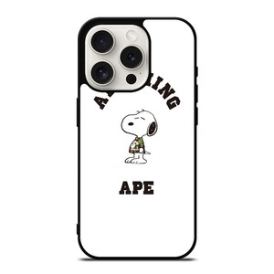 A BATHING APE BAPE SNOOPY iPhone 15 Pro Case Cover