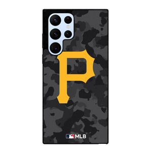 PITTSBURGH PIRATES BASEBALL BLACK CAMO Samsung Galaxy S22 Ultra Case Cover