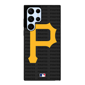 PITTSBURGH PIRATES BASEBALL BLACK Samsung Galaxy S22 Ultra Case Cover
