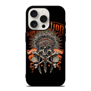 AFFLICTION SKULL iPhone 15 Pro Case Cover AFFLICTION SKULL iPhone 15 Pro Case Cover
