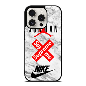 AIR JORDAN MARBLE SUPREME NIKE iPhone 15 Pro Case Cover AIR JORDAN MARBLE SUPREME NIKE iPhone 15 Pro Case Cover