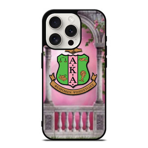 AKA PINK AND GREEN LOGO iPhone 15 Pro Case Cover AKA PINK AND GREEN LOGO iPhone 15 Pro Case Cover