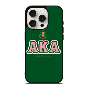 AKA PINK AND GREEN SIMPLE LOGO iPhone 15 Pro Case Cover AKA PINK AND GREEN SIMPLE LOGO iPhone 15 Pro Case Cover