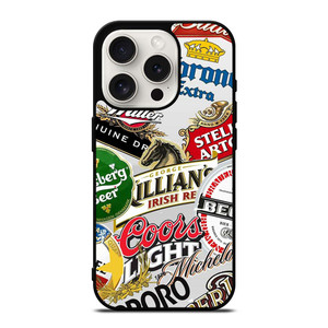 ALL BEER BRAND LOGO iPhone 15 Pro Case Cover ALL BEER BRAND LOGO iPhone 15 Pro Case Cover