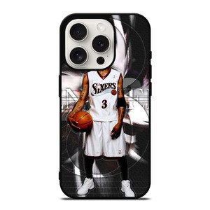 ALLEN IVERSON 3 SIXERS NBA iPhone 15 Pro Case Cover ALLEN IVERSON 3 SIXERS NBA iPhone 15 Pro Case Cover