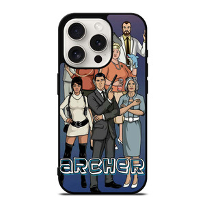 ARCHER CARTOON ALL CAST iPhone 15 Pro Case Cover ARCHER CARTOON ALL CAST iPhone 15 Pro Case Cover