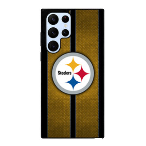 PITTSBURGH STEELERS NFL METAL STRIPE Samsung Galaxy S22 Ultra Case Cover