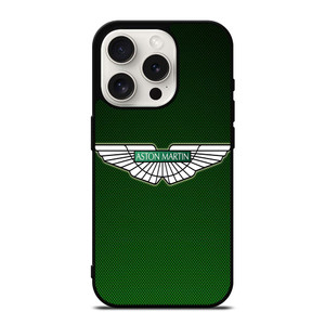 ASTON MARTIN GREEN CARBON iPhone 15 Pro Case Cover ASTON MARTIN GREEN CARBON iPhone 15 Pro Case Cover