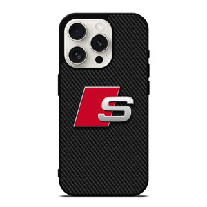 AUDI S CARBON LOGO iPhone 15 Pro Case Cover AUDI S CARBON LOGO iPhone 15 Pro Case Cover