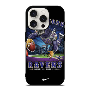 BALTIMORE RAVENS NFL ART iPhone 15 Pro Case Cover BALTIMORE RAVENS NFL ART iPhone 15 Pro Case Cover