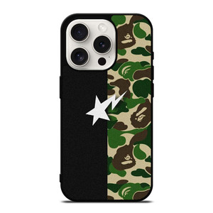 BAPE BAPESTA CAMO iPhone 15 Pro Case Cover BAPE BAPESTA CAMO iPhone 15 Pro Case Cover