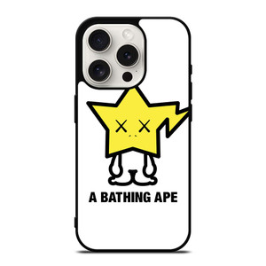 BATHING APE BAPESTA KAWS iPhone 15 Pro Case Cover