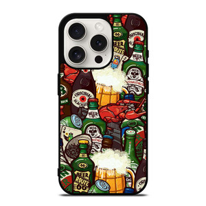 BEER BOTTLE CARTOON iPhone 15 Pro Case Cover