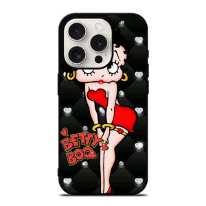 BETTY BOOP DIAMOND POLKADOT iPhone 15 Pro Case Cover BETTY BOOP DIAMOND POLKADOT iPhone 15 Pro Case Cover