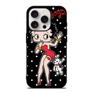 BETTY BOOP POLKA DOT CARTOON iPhone 15 Pro Case Cover BETTY BOOP POLKA DOT CARTOON iPhone 15 Pro Case Cover
