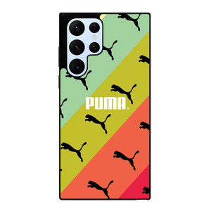PUMA LOGO STRIPE PATTERN Samsung Galaxy S22 Ultra Case Cover