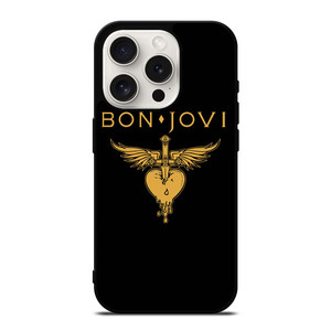 BON JOVI BAND LOGO GOLD iPhone 15 Pro Case Cover BON JOVI BAND LOGO GOLD iPhone 15 Pro Case Cover