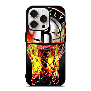 BROOKLYN NETS BASKETBALL RING iPhone 15 Pro Case Cover BROOKLYN NETS BASKETBALL RING iPhone 15 Pro Case Cover