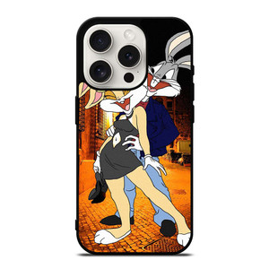 BUGS AND LOLA BUNNY LOONEY TUNES iPhone 15 Pro Case Cover BUGS AND LOLA BUNNY LOONEY TUNES iPhone 15 Pro Case Cover