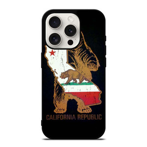 CALIFORNIA REPUBLIC BEAR ICON iPhone 15 Pro Case Cover CALIFORNIA REPUBLIC BEAR ICON iPhone 15 Pro Case Cover