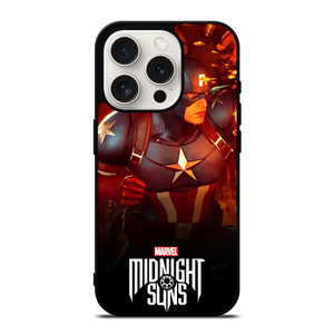 CAPTAIN AMERICA MARVEL MIDNIGHT SUNS iPhone 15 Pro Case Cover CAPTAIN AMERICA MARVEL MIDNIGHT SUNS iPhone 15 Pro Case Cover