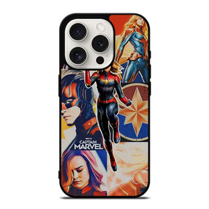 CAPTAIN MARVEL SUPER HERO COLLAGE iPhone 15 Pro Case Cover CAPTAIN MARVEL SUPER HERO COLLAGE iPhone 15 Pro Case Cover