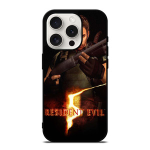 CHRIS REDFIELD RESIDENT EVIL GAMES iPhone 15 Pro Case Cover
