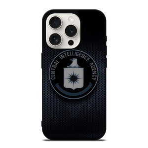 CIA CENTRAL INTELLIGENCE AGENCY METAL LOGO iPhone 15 Pro Case Cover