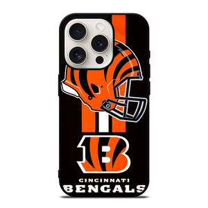 CINCINNATI BENGALS NFL HELMET iPhone 15 Pro Case Cover CINCINNATI BENGALS NFL HELMET iPhone 15 Pro Case Cover