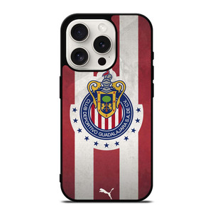 CLUB DEPORTIVO GUADALAJARA PUMA iPhone 15 Pro Case Cover CLUB DEPORTIVO GUADALAJARA PUMA iPhone 15 Pro Case Cover